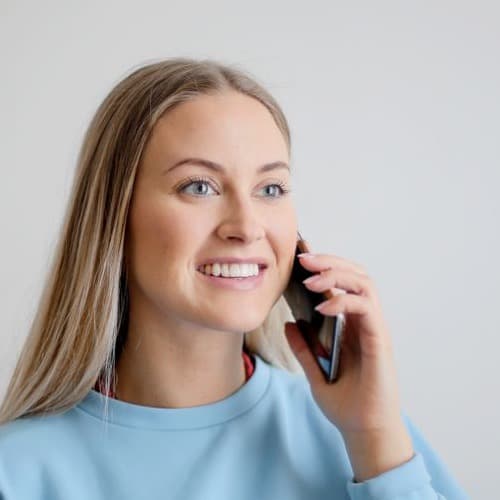 Lisa from the sales team, on a call with the customer