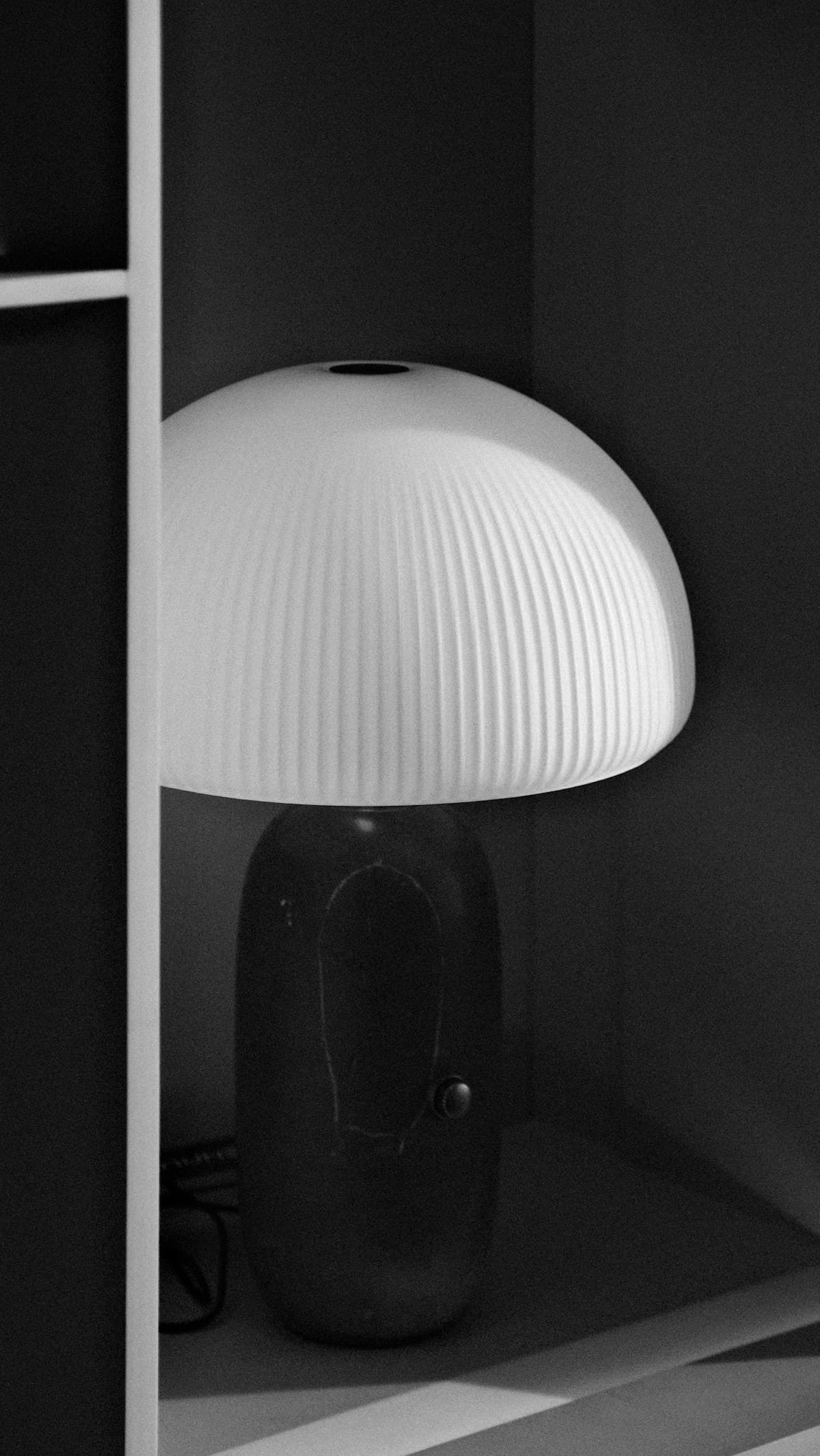 Table lamp in a home decor campaign